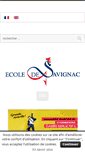 Mobile Screenshot of ecole-de-savignac.com